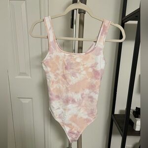 Abercrombie & Fitch Pastel Tie-Dye Bodysuit